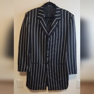 Elegant Striped Men's Blazer